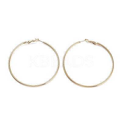 Ring 304 Stainless Steel Hoop Earrings for Women Men EJEW-B049-02G-G-1
