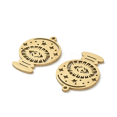 201 Stainless Steel Pendants STAS-I332-08G-1