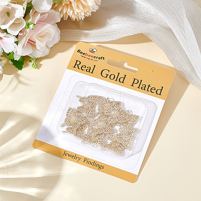 10Pcs Brass Micro Pave Cubic Zirconia Pendants KK-BBC0016-79-1