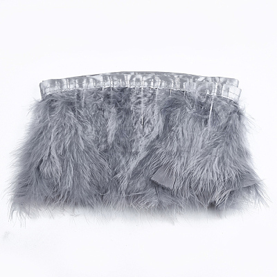 Turkey Feather Fringe Trimming FIND-T037-03B-1