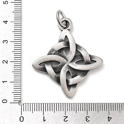 304 Stainless Steel Pendants X-STAS-G343-01AS-1