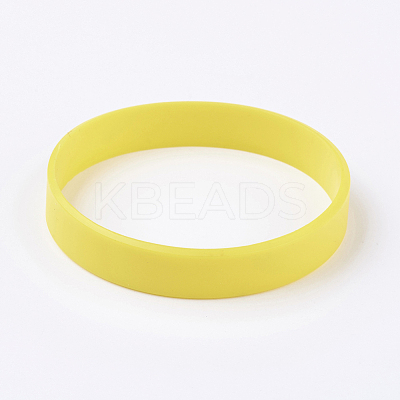 Silicone Wristbands Bracelets BJEW-J176-A-19-1