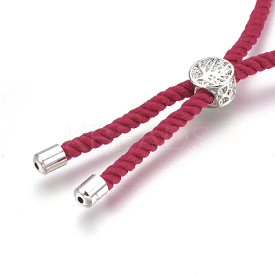 Cotton Cord Bracelet Making KK-F758-03-P-1
