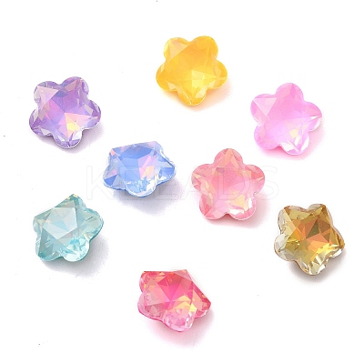 Mocha Style K9 Glass Rhinestone Cabochons RGLA-G017-02C-1