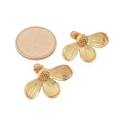 304 Stainless Steel Stud Earrings For Women EJEW-B114-05G-1