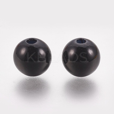 ABS Plastic Imitation Pearl Beads KY-G009-6mm-01-1