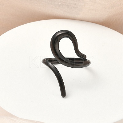 304 Stainless Steel Cuff Open Rings LS-RJEW-D338-02A-EB-1