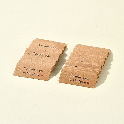 2 Sets 2 Styles Kraft Paper Word Printed Gift Tags CDIS-FS0001-20-1