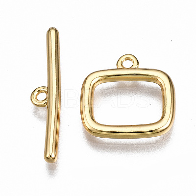 Brass Toggle Clasps X-KK-T063-100G-NF-1