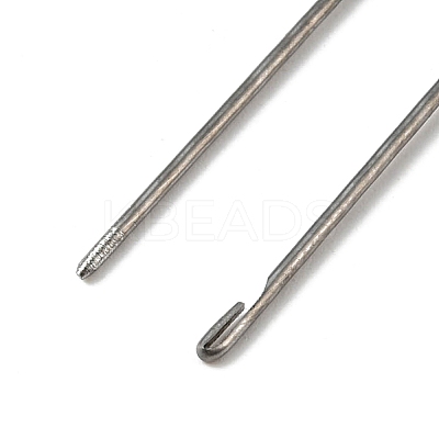 Steel Beading Needles with Hook for Bead Spinner TOOL-C009-01B-07-1