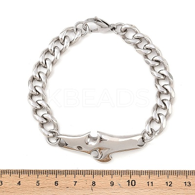 304 Stainless Steel Link Bracelets LS-BJEW-D379-19P-1