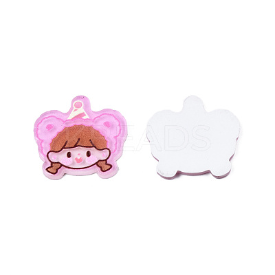 Printed Acrylic Cabochons OACR-N135-46-1