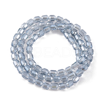 Electroplate Glass Beads Strands EGLA-D031-01-03-1