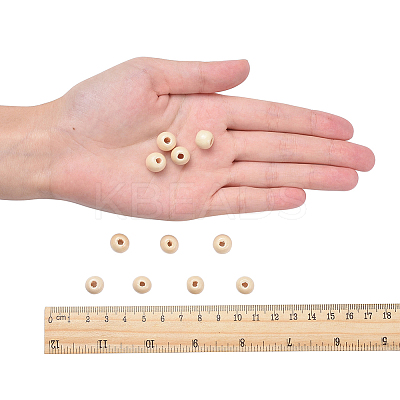 Natural Wood Beads TB16mmY-8-1