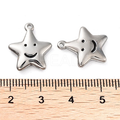 304 Stainless Steel Pendants STAS-L022-364P-1