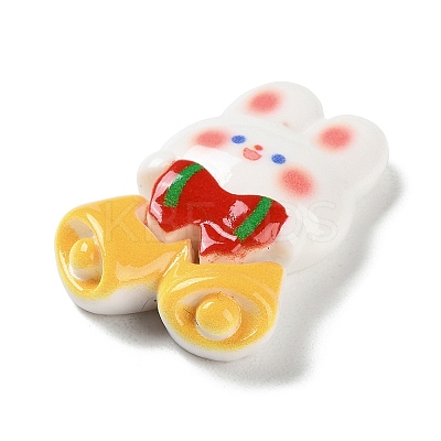 Christmas Theme Opaque Resin Cabochons LS-RESI-F053-B05-1