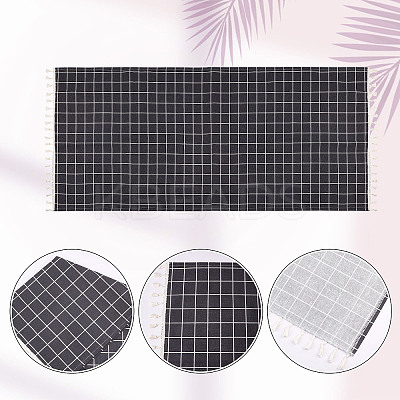 Cotton Hemp Microwave Dustproof Cover AJEW-WH0250-83B-1