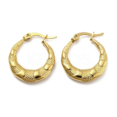PVD Vacuum Plating 304 Stainless Steel Hoop Earrings for Women EJEW-Q772-02G-1