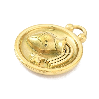 Real 18K Gold Plated Tone 304 Stainless Steel Pendants STAS-K291-01G-11-1