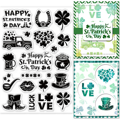 PVC Plastic Clear Stamps DIY-WH0448-0398-1
