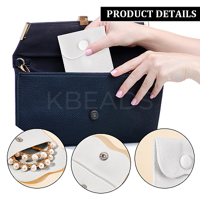 10Pcs Velvet Jewelry Pouches AJEW-NB0005-66G-1