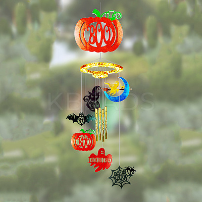 DIY Halloween Theme Wind Chime Resin Mold Kit DIY-D060-02GP-1