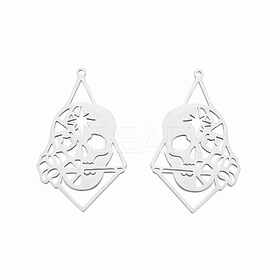 Non-Tarnish 201 Stainless Steel Pendants STAS-N090-LA904-1-1