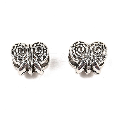 Tibetan Style Alloy European Beads PALLOY-K019-03B-AS-1