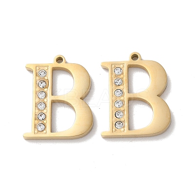 Real 14K Gold Plated 304 Stainless Steel Pendants STAS-L022-157G-B-1