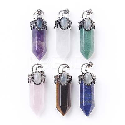 Natural Mixed Stone Big Pendants G-F639-05-1