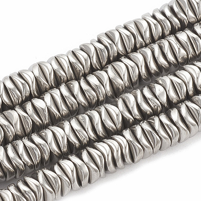 Electroplate Non-magnetic Synthetic Hematite Beads Strands G-N0321-07M-1