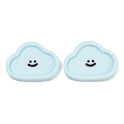 Smiling Face Resin Cabochons CRES-S372-01C-1