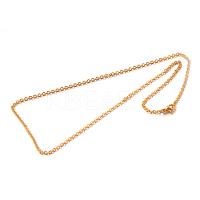304 Stainless Steel Cable Chain Necklaces STAS-M174-027G-1