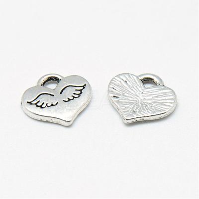 Tibetan Style Alloy Charms TIBE-S301-023AS-RS-1