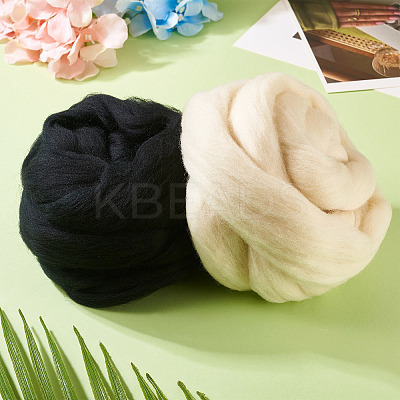 100G 2 Colors Wool Roving DIY-BG0001-68A-1