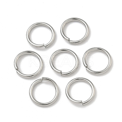 Tarnish Resistant 304 Stainless Steel Open Jump Rings STAS-E067-08-10mm-1