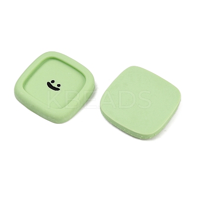 Smiling Face Resin Cabochons CRES-S372-01E-1
