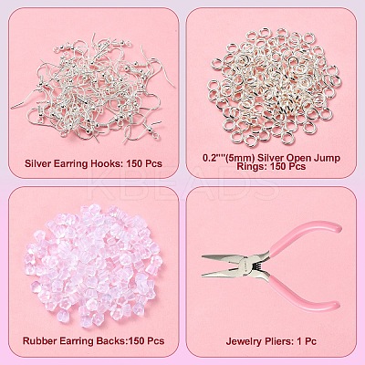 DIY Dangle Earring Jewelry Finding Kits DIY-YW0008-54-1