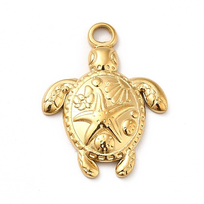 Ion Plating(IP) 201 Stainless Steel Pendants LS-STAS-P312-09G-1