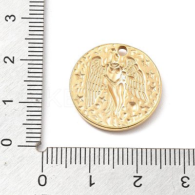 304 Stainless Steel Pendants STAS-I334-10G-1