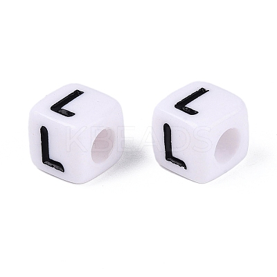 Opaque Acrylic Beads SACR-N020-04A-L-1
