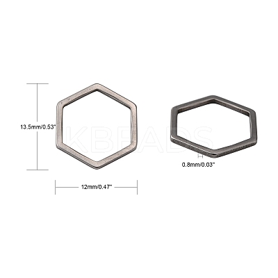 Tarnish Resistant 304 Stainless Steel Linking Ring STAS-S079-26A-1