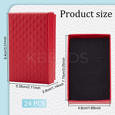 Rectangle Cardboard Gift Box CON-WH0087-97B-1