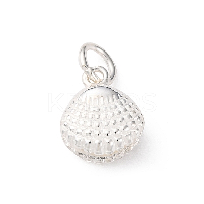 925 Sterling Silver Shell Shape Charms STER-D304-02S-1