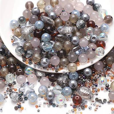 Glass Beads GLAA-E040-01G-1