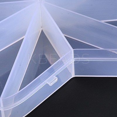 10 Grids Transparent Plastic Box CON-B009-06-1