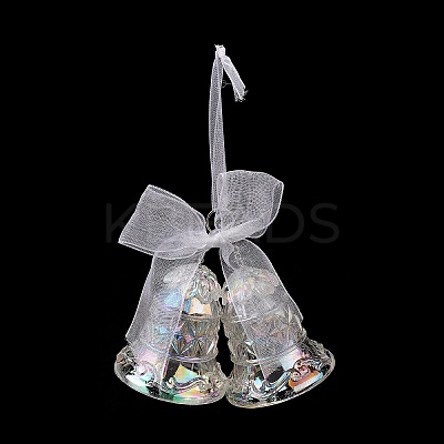 Christmas Transparent Acrylic Big Pendant Decorations HJEW-F017-02-1