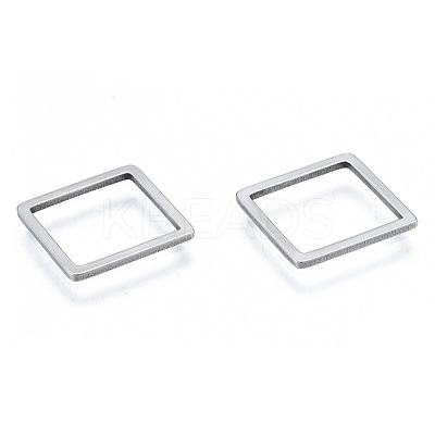 Non-Tarnish 201 Stainless Steel Linking Rings STAS-N090-T01-1-1