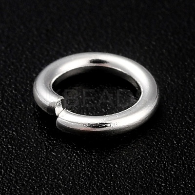 Rack Plating Brass Open Jump Rings KK-O139-18O-S-1