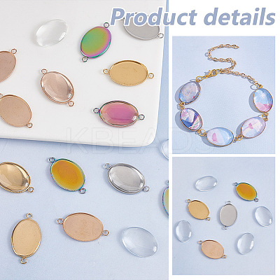 DIY Blank Oval Link Making Kit DIY-PH0021-36-1